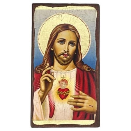 Icon of Sacred Heart of Jesus Christ SW Series, Spiritual Artwork
