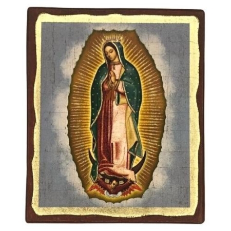 Icon of Virgin Mary of Guadalupe SW Series, Spiritual Artwork