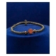 Prayer Rope Bracelet Komboskini with Wood Cross Charm