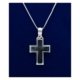 925 Silver 3/4 Inch Bold Cross Rhodium Plated 18 Inch Chain – Christian Jewelry