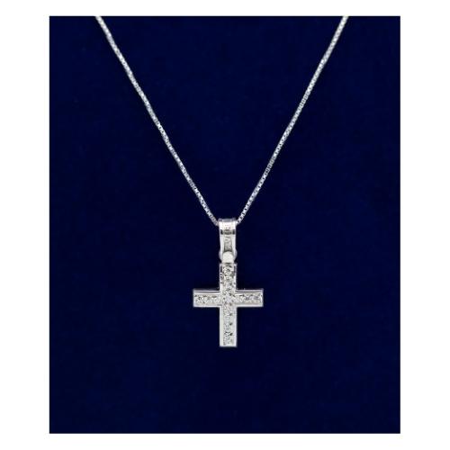Stone Cross Necklace - 3 colors – Shiver + Duke