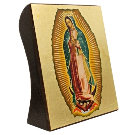 Icon of Virgin Mary of Guadalupe Freestanding - Catholic Artwork