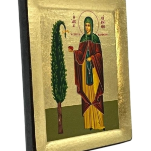 Icon of Saint Irene Chrysovalantou - S Series, Spiritual Artwork