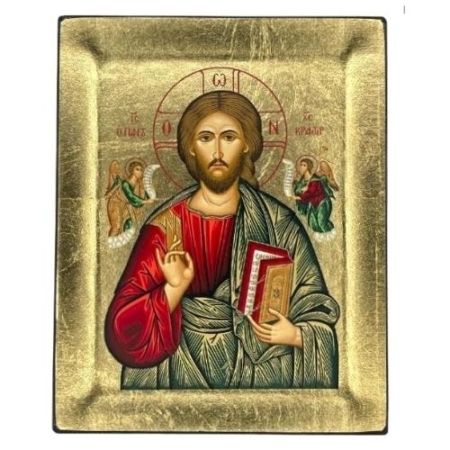 Icon of Jesus Christ Pantocrator S Series, Spiritual Artwork