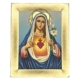 Icon of Immaculate Heart of Virgin Mary Christ S Series, Spiritual Artwork