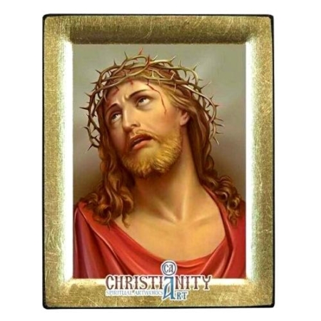 Icon of Jesus Christ Crown of Thorns S Series, Spiritual Artwork
