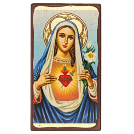 Christian Icon - Immaculate Heart Virgin Mary