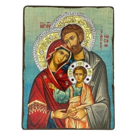 Icon of Holy Family SWS Series, Spiritual Artwork