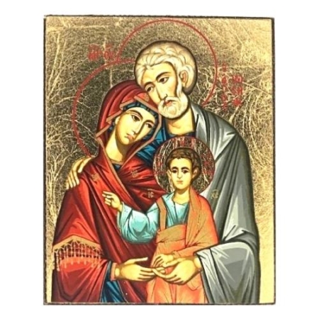 Icon of Holy Family Magnet S Series, Spiritual Artwork