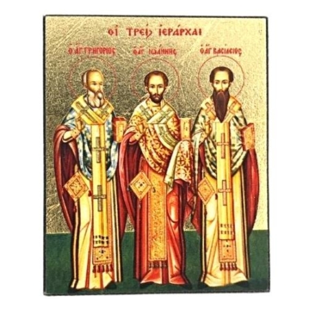 Icon of Three Hierarches Magnet S Series, Spiritual Artwork
