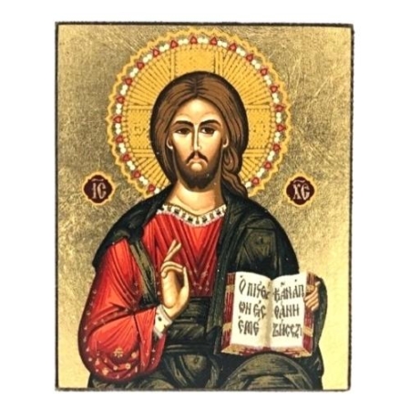 Icon of Jesus Christ from Kazan Pantocrator Magnet S Series, Spiritual Artwork