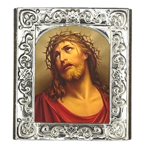 Jesus with Crown of Thorns | Beautiful Religious Metal Art