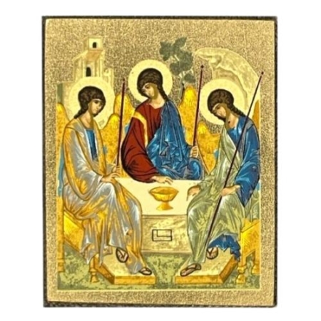 Icon of The Holy Trinity Magnet S Series, Spiritual Artwork