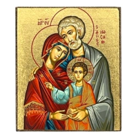 Icon of Holy Family Freestanding S Series, Spiritual Artwork