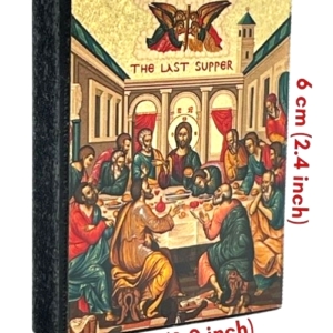Icon of The Last Supper Magnet S Series Sideview and Size