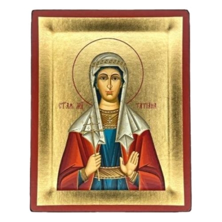 Icon of Saint Tatiana S Series, Religious Artwork