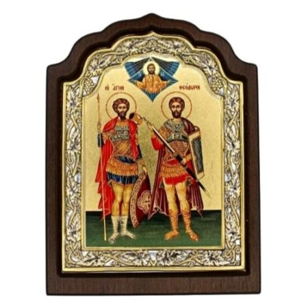 Saints Theodoroi Icon C Series - Spiritual Artwork