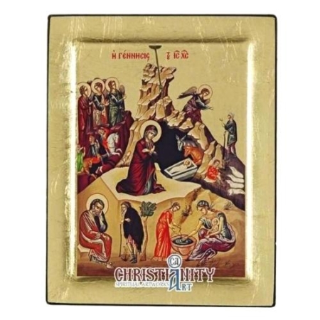 Icon of The Nativity S Series, Spiritual Artwork