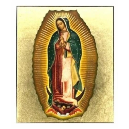 Icon of Virgin Mary of Guadalupe S Series freestanding, Spiritual Artwork