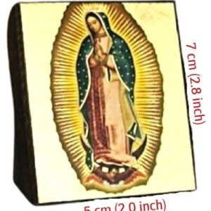 Icon of Virgin Mary of Guadapule S Series freestanding, Spiritual Artwork