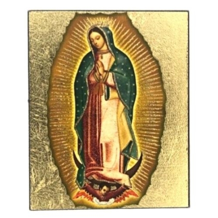 Icon of Virgin Mary of Guadalupe Magnet S Series, Spiritual Artwork