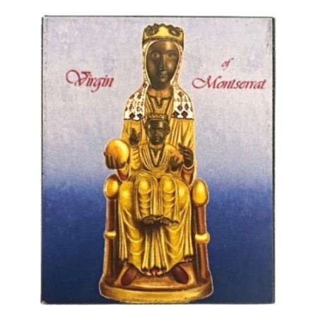 Icon of Virgin of Montserrat Freestanding S Series, Spiritual Artwork