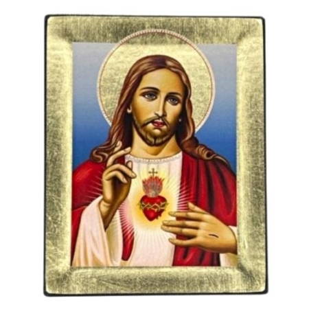 Icon of Sacred Heart of Jesus Christ S Series, Spiritual Artwork