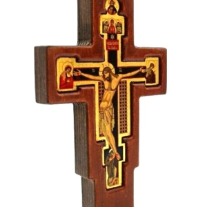 Silk Screen Crucifixion Icon Blessing Cross