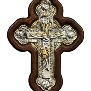 The Crucifixion Blessing Cross of 925 Silver, Christian Artwork