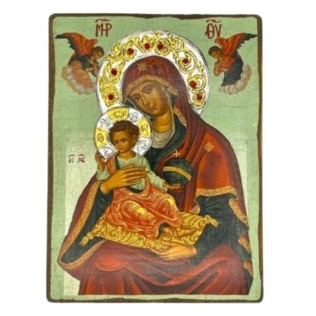Icon of Virgin and Child SWS Series, Spiritual Artwork