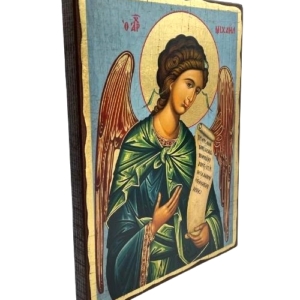 Icon of Archangel Michael SW Series (Standard Style), Side view, Orthodox Artwork