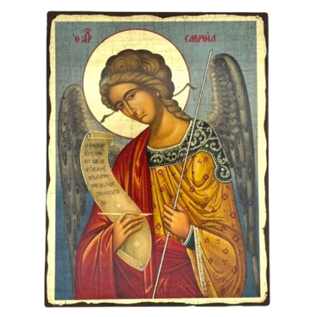 Icon of Archangel Gabriel SW Series (Standard Style), Spiritual Artwork
