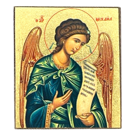 Icon of Archangel Michael S Series Freestanding, Spiritual Artwork