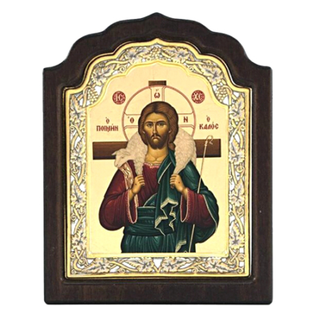 Icon of Jesus Christ Good Shepherd C Series, Spiritual Artwork