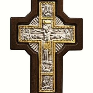 Icon of The Crucifixion C Series Sterling Silver, Religious Artwork