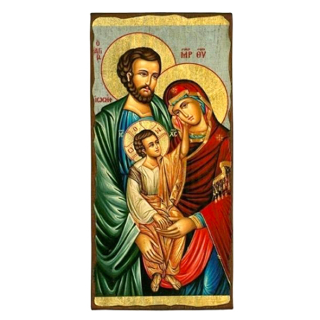 Icon of The Holy Family SW Series (Narrow Style), Spiritual Artwork