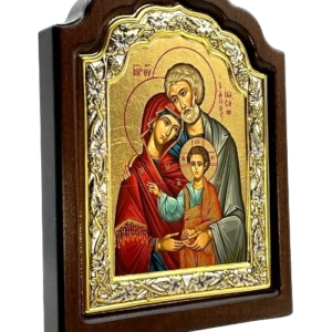 Icon of The Holy Family C Series Sideview, Spiritual Artwork