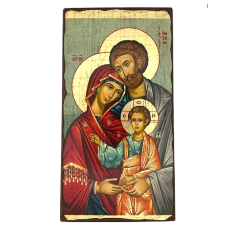 Icon of Holy Family SW Series (Narrow Style), Spiritual Artwork