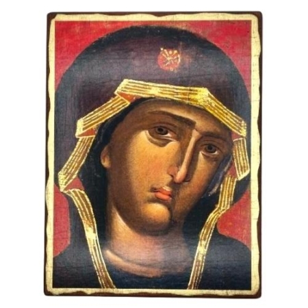 Icon of Virgin Mary from Vatopedi SW Series (Standard Style), Spiritual Artwork