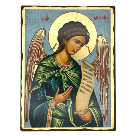 Icon of Archangel Michael SW Series (Standard Style), Spiritual Artwork