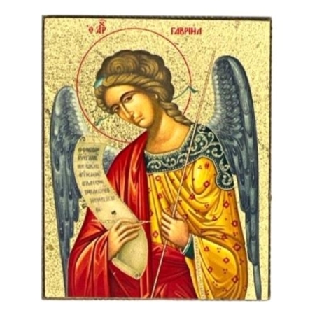 Icon of Archangel Gabriel Magnet S Series, Spiritual Artwork