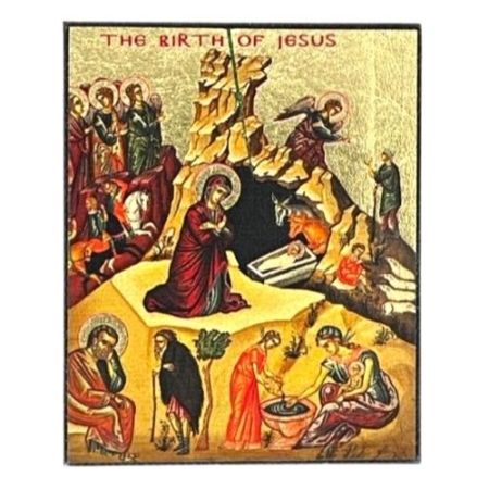 Icon of The Nativity S Series, Religious Artwork