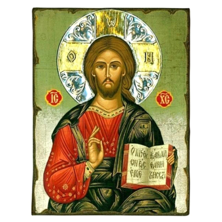 Icon of Jesus Christ of Kazan Pantocrator SWS Series, Spiritual Artwork