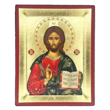 Icon of Jesus Christ of Kazan Pantocrator S Series, Religious Artwork
