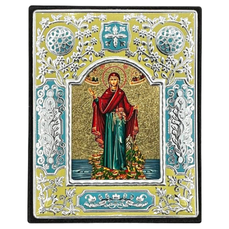 Icon of Virgin Mary Athonitissa ME Series, Spiritual Artwork
