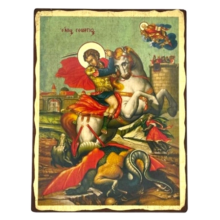 Icon of Saint George SW Series (Standard Style), Spiritual Artwork