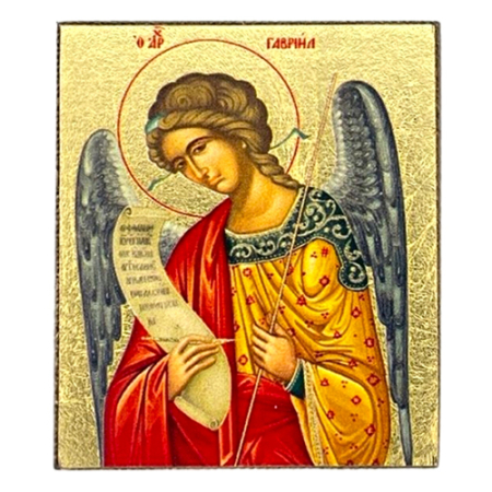 Icon of Archangel Gabriel S Series Freestanding, Spiritual Artwork