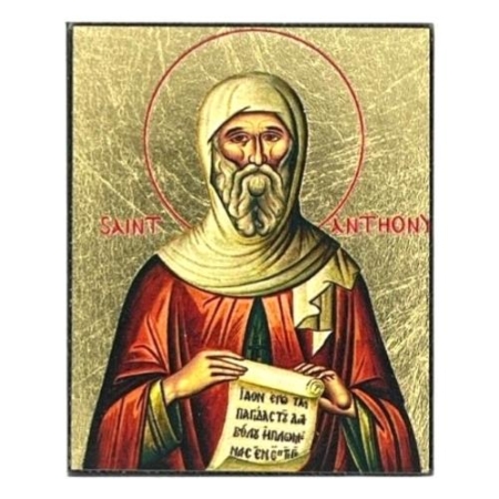 Icon of Saint Anthony Magnet S Series, Spiritual Artwork