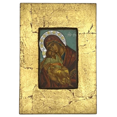 Icon of Virgin Mary Glykofilousa - Sweet Kissing FS Series, Religious Artwork