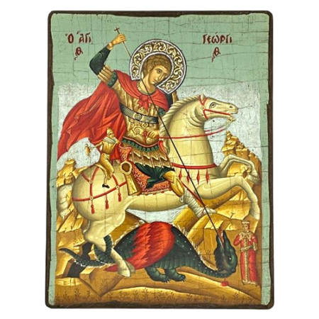 Icon of Saint George SWS Series, Spiritual Artwork